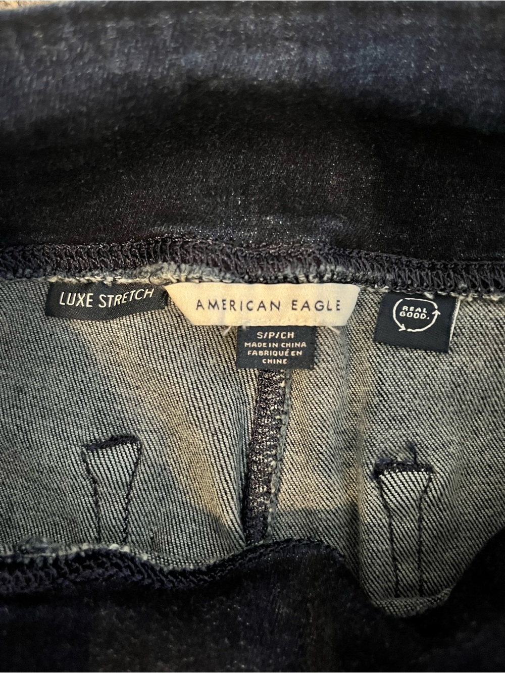 AE Pull-On High-Waisted Kick Bootcut Jean - Dark Wash - Picture 2 of 5
